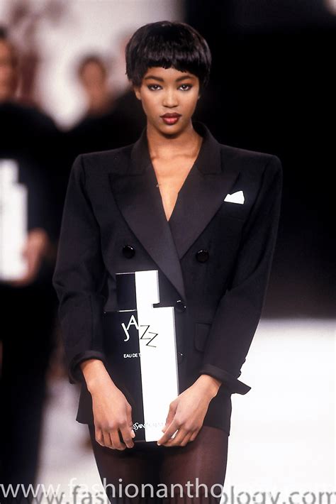 naomi cambell fall winter yves saint laurent 1988|Naomi Campbell’s Impact on Fashion, From the Designers Who .